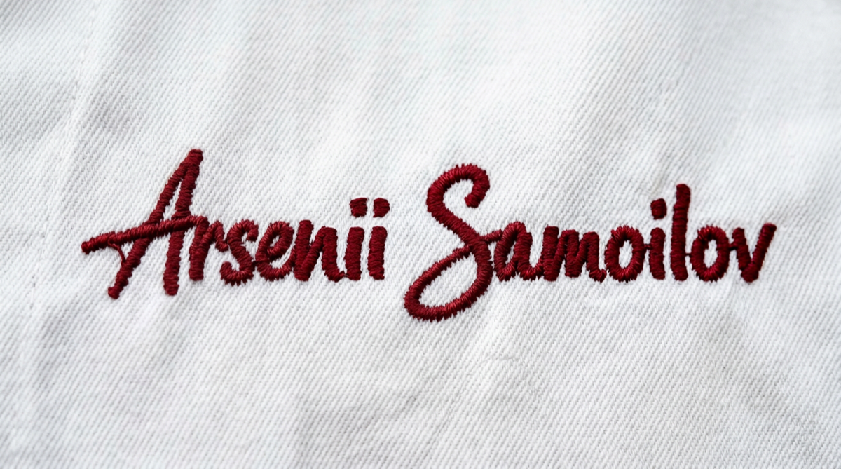 Arsenii Samoilov embroidery