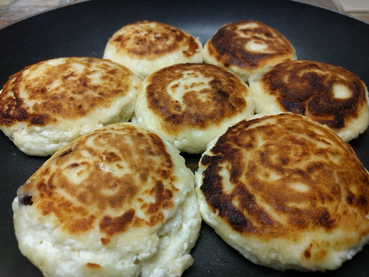 Cottage cheese pancakes