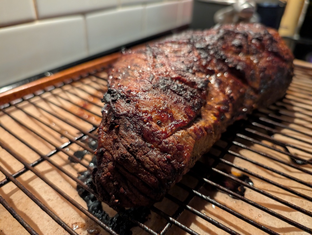 Spice-rubbed pork roast